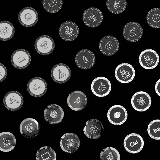 Instagram Highlight Covers Black: 100 Free Templates